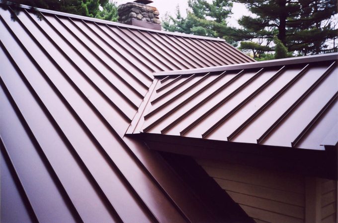 Standing seam metal roof by Action Roofing