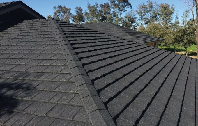 Shingle roof installed by Action Roofing